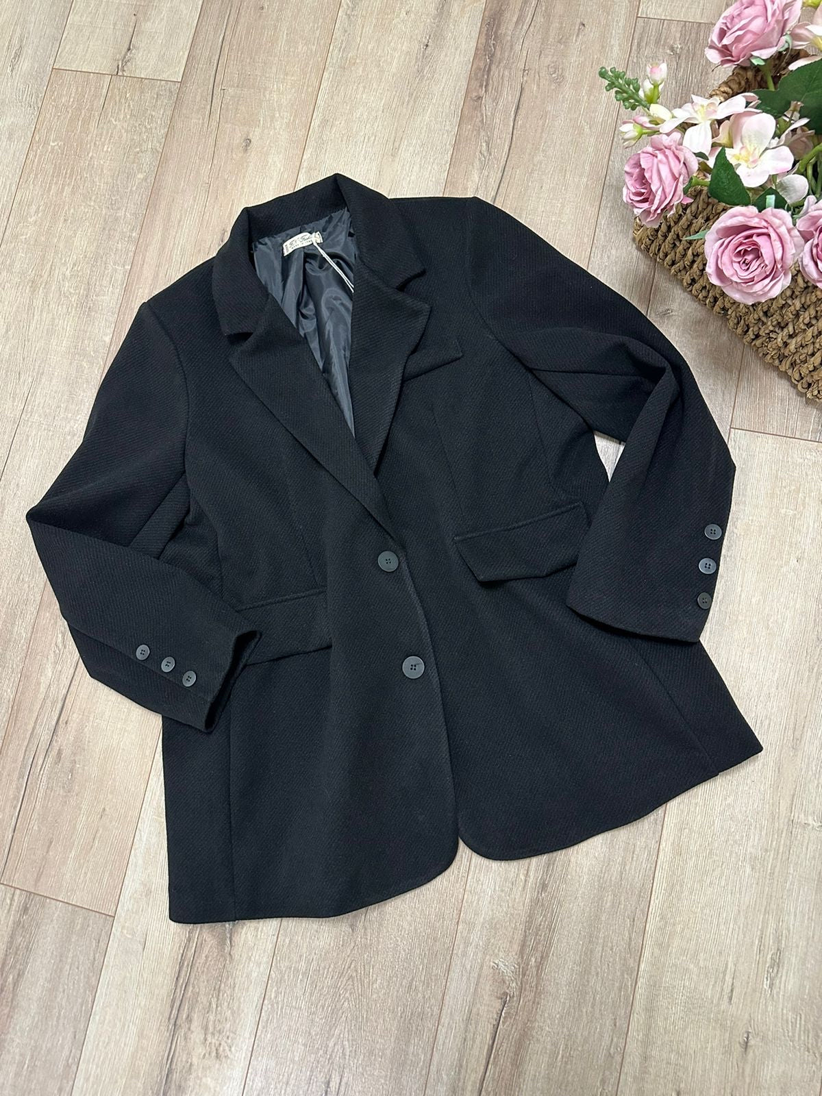 Xhaket oversize stof
