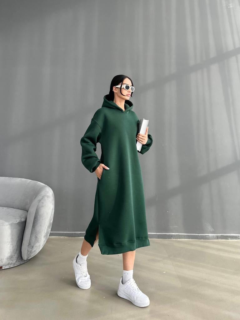 Fustan pambuk oversize me push
