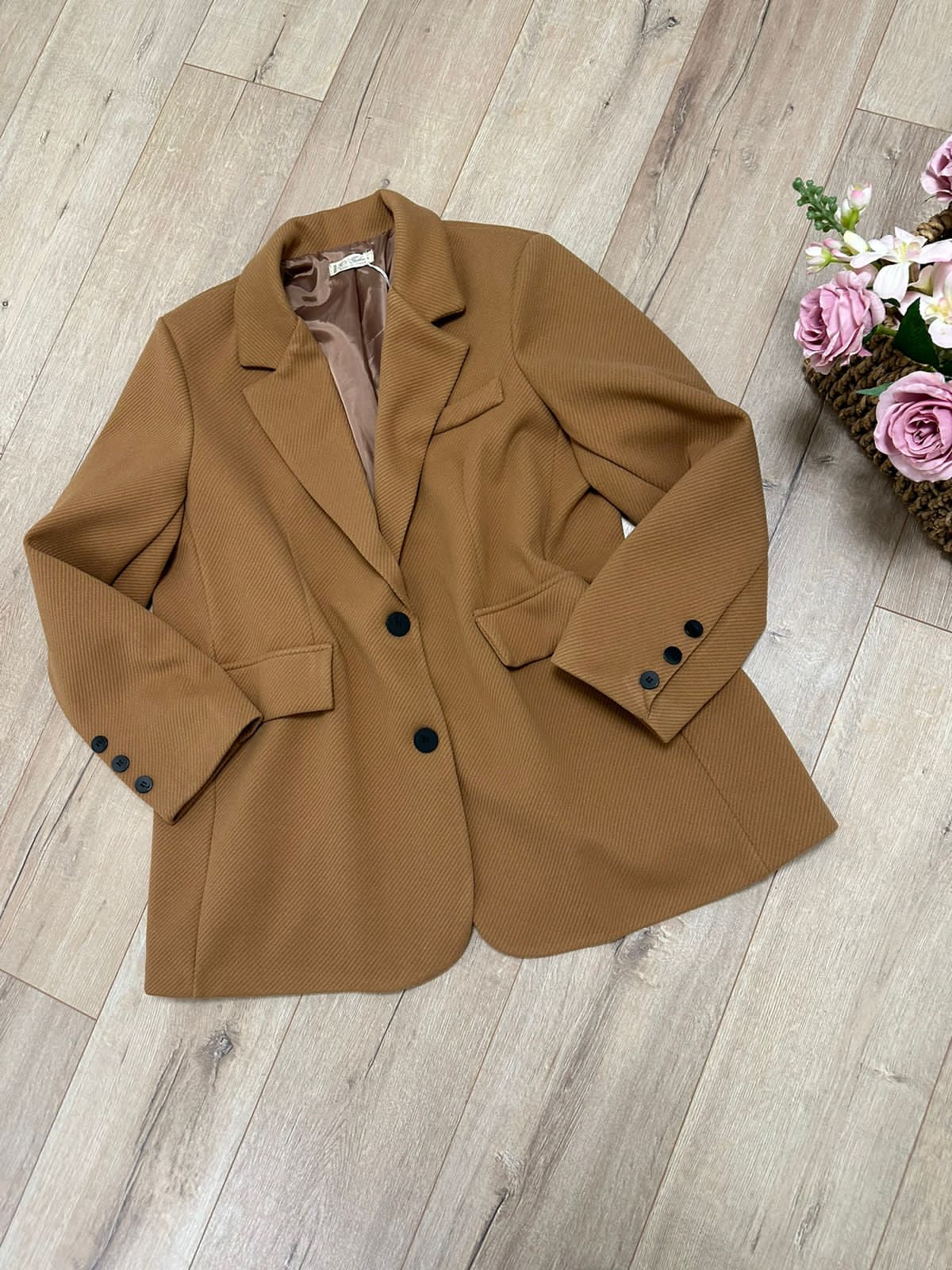 Xhaket oversize stof