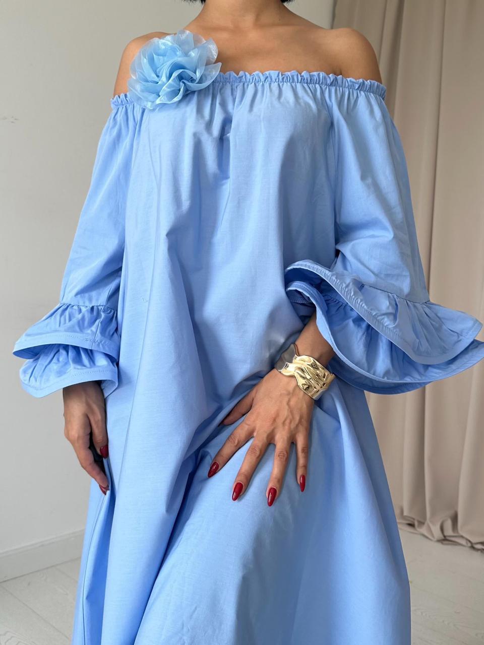 Off shoulder long dress