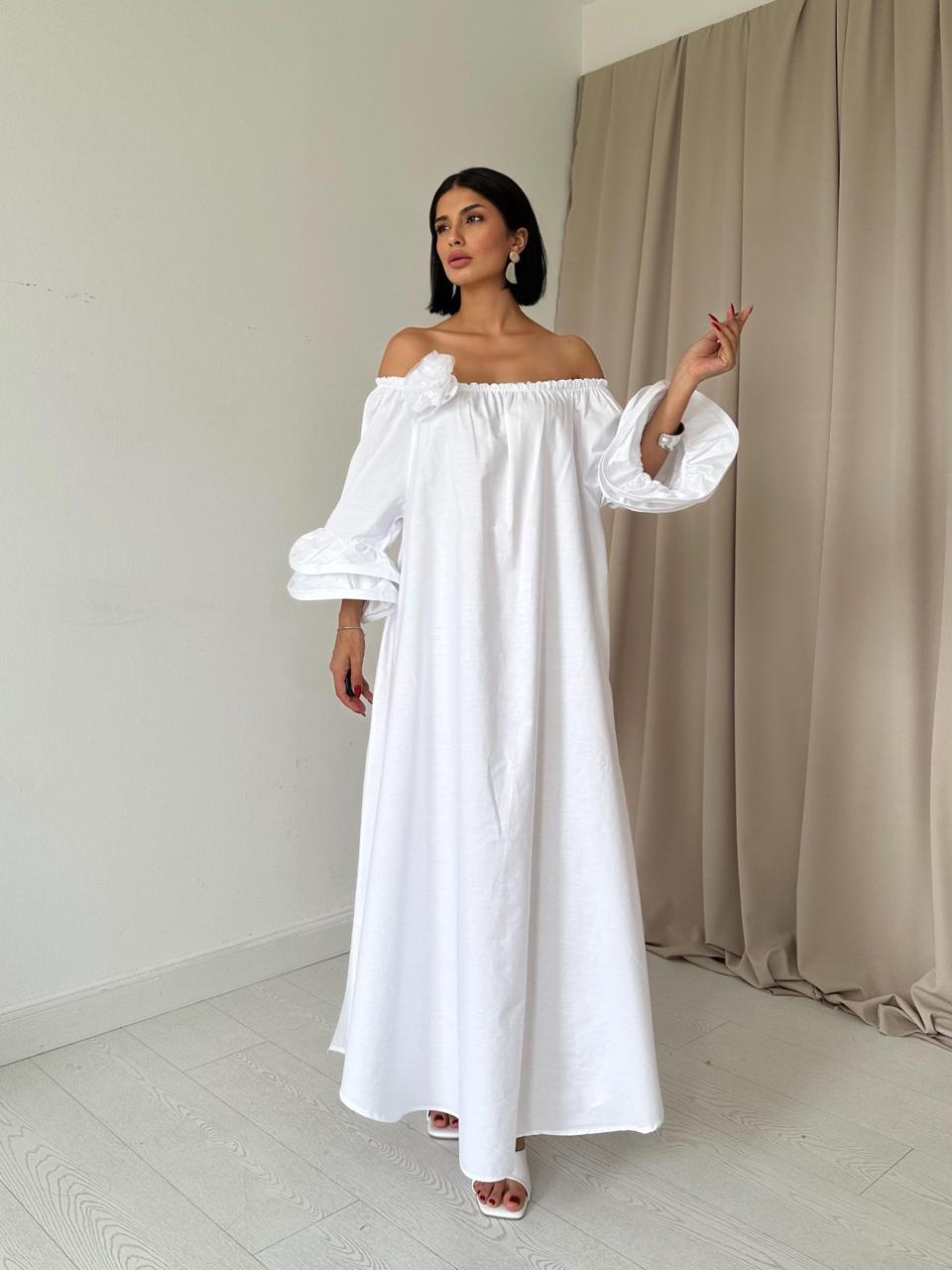 Off shoulder long dress