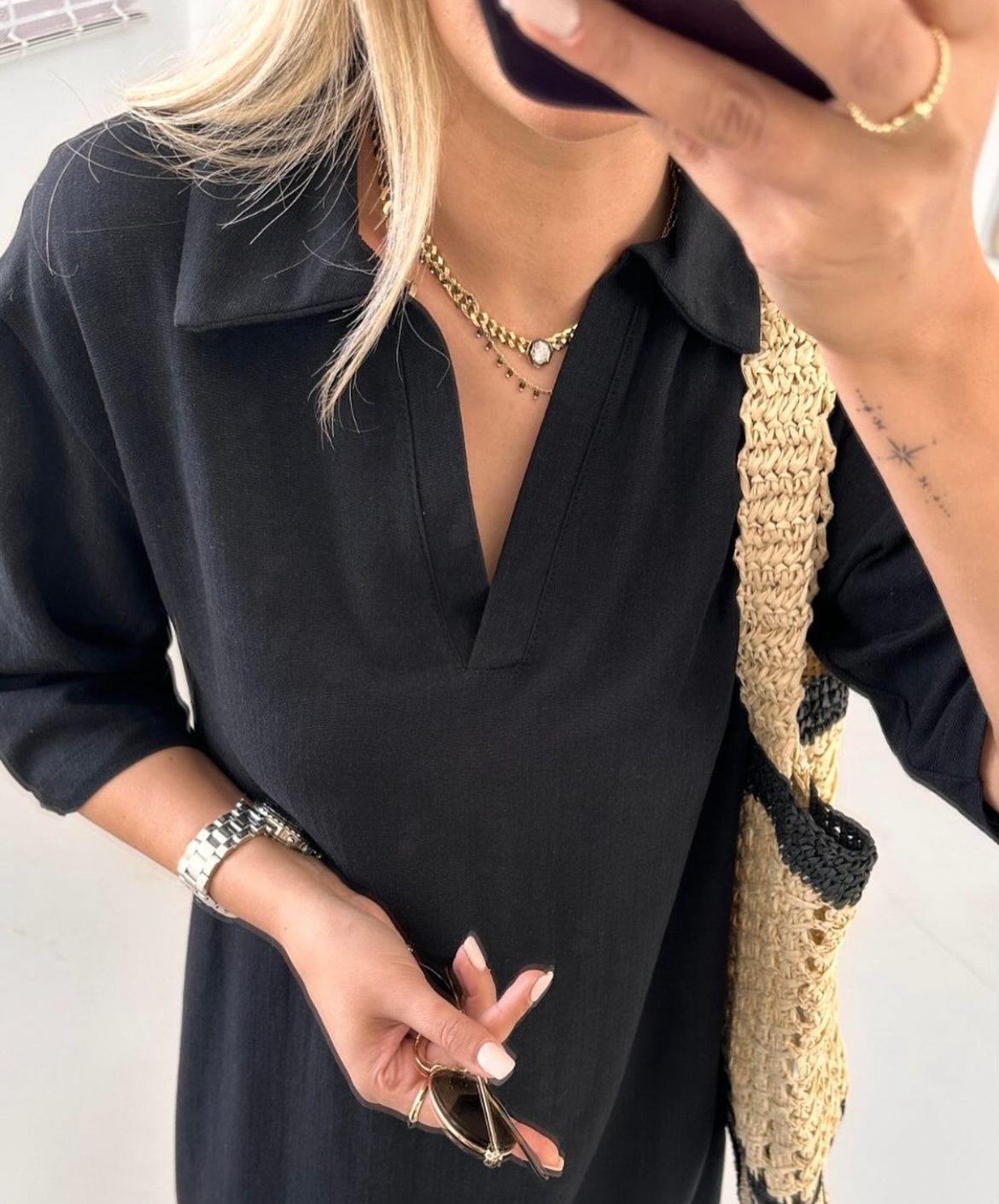 Fustan 100% lino oversize