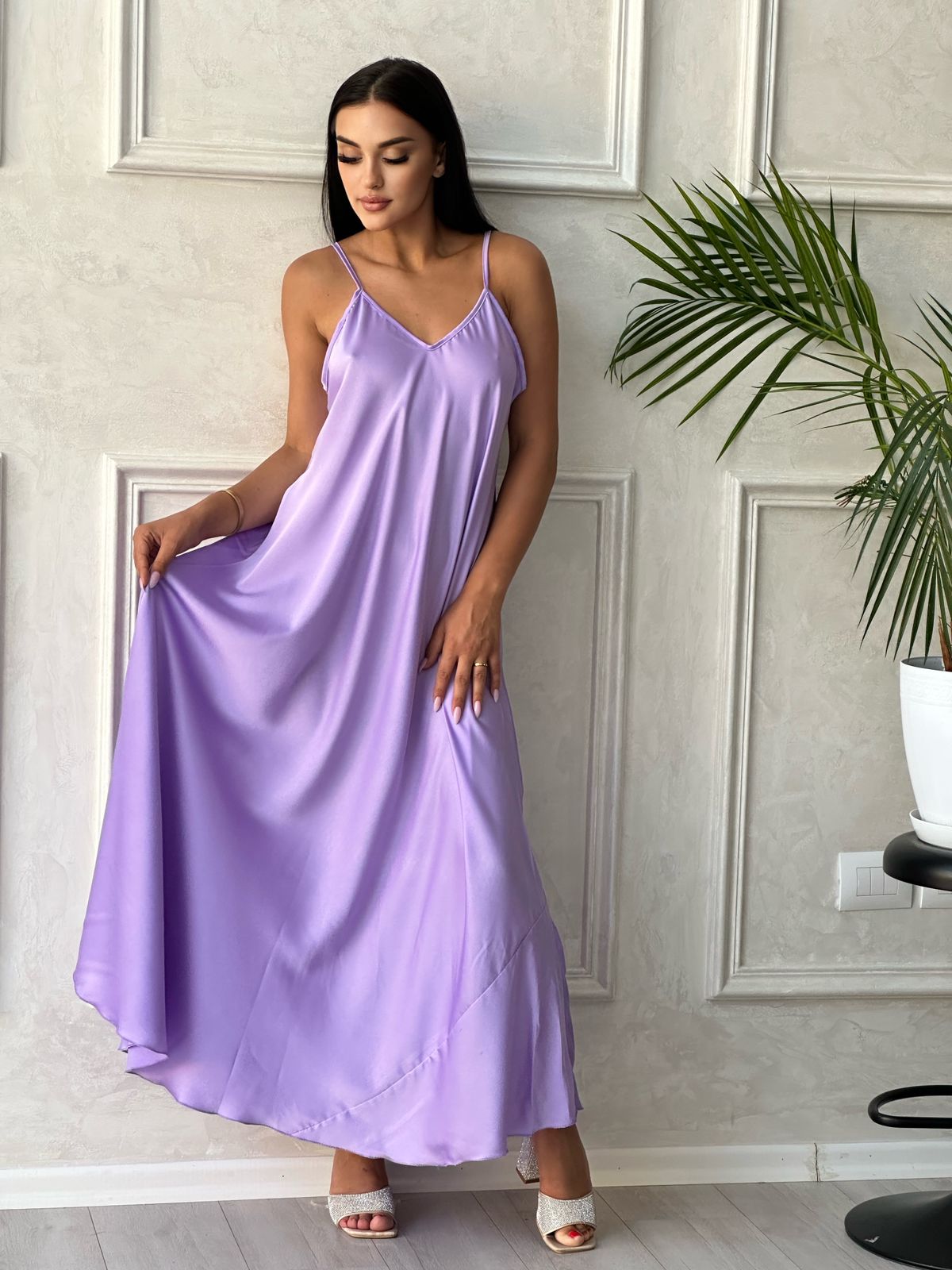 Fustane saten oversize
