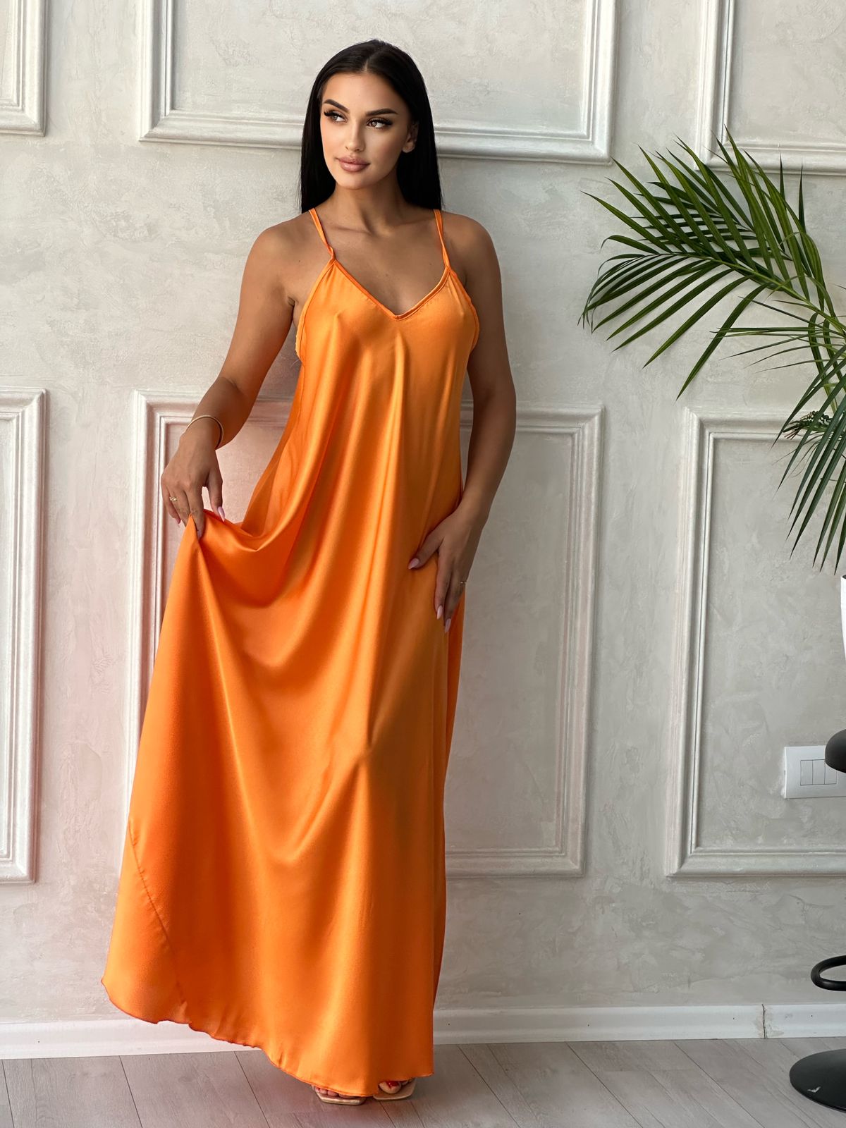Fustane saten oversize