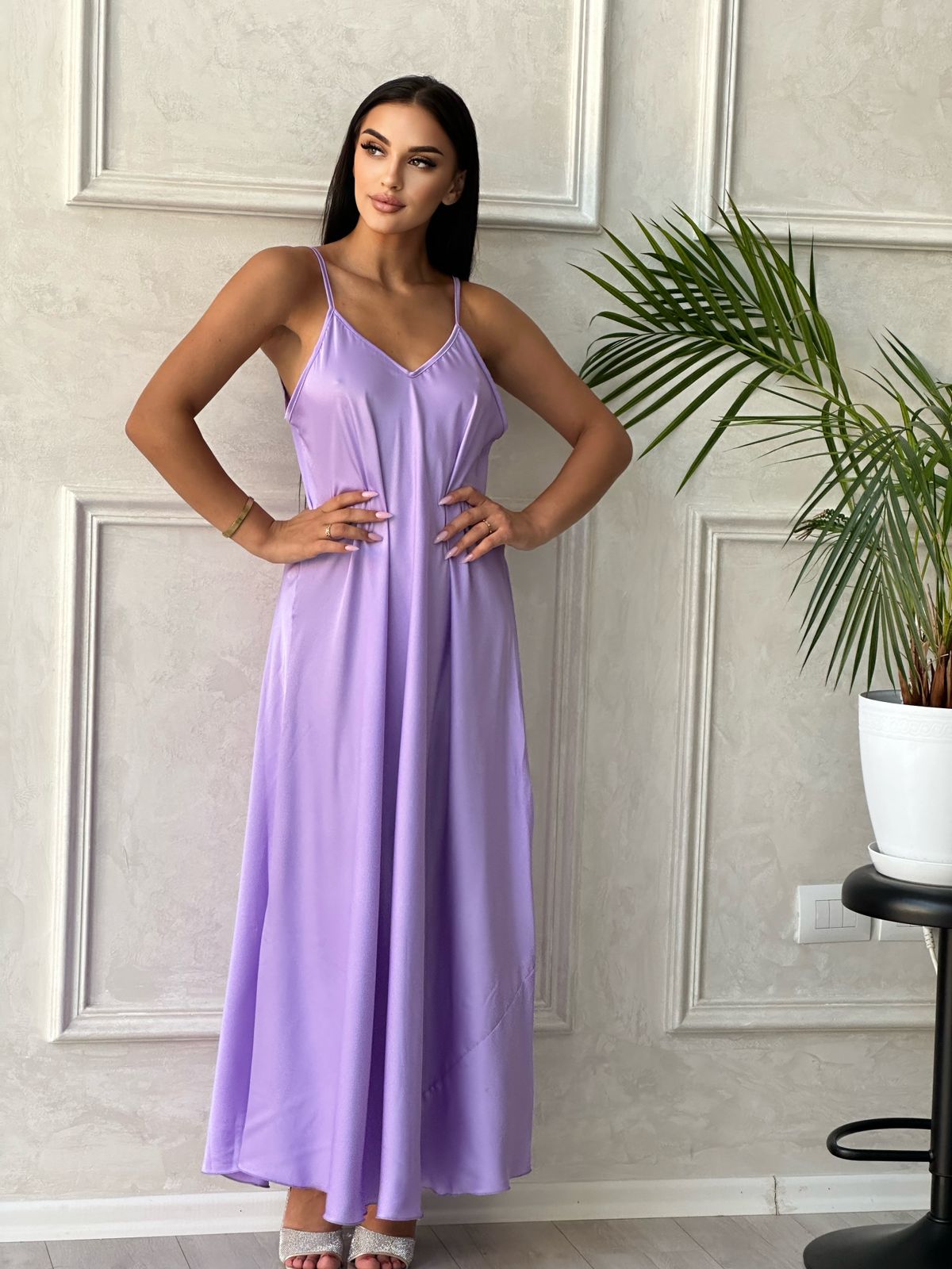 Fustane saten oversize