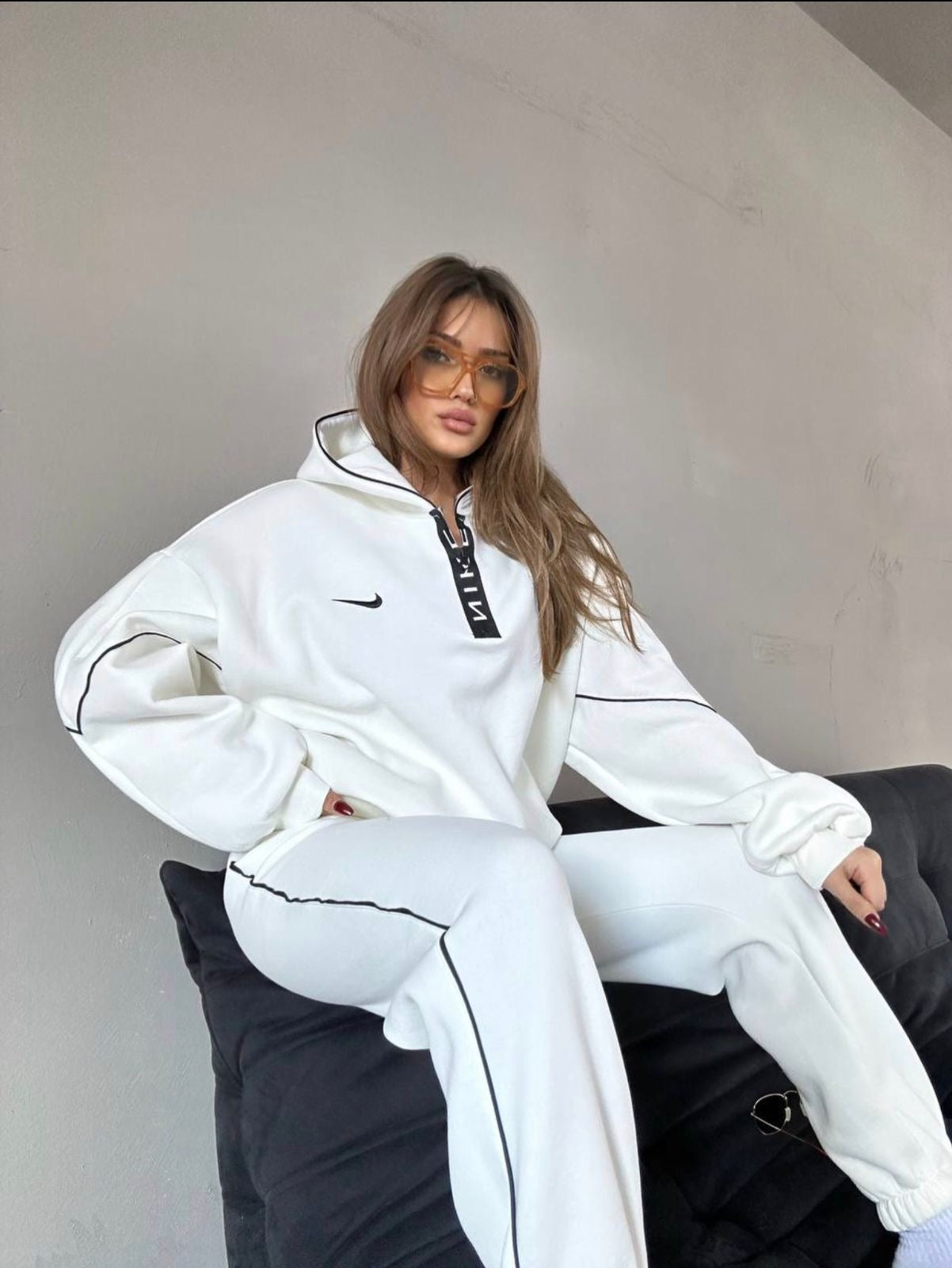 Kostum Nike me hoodie te gjate