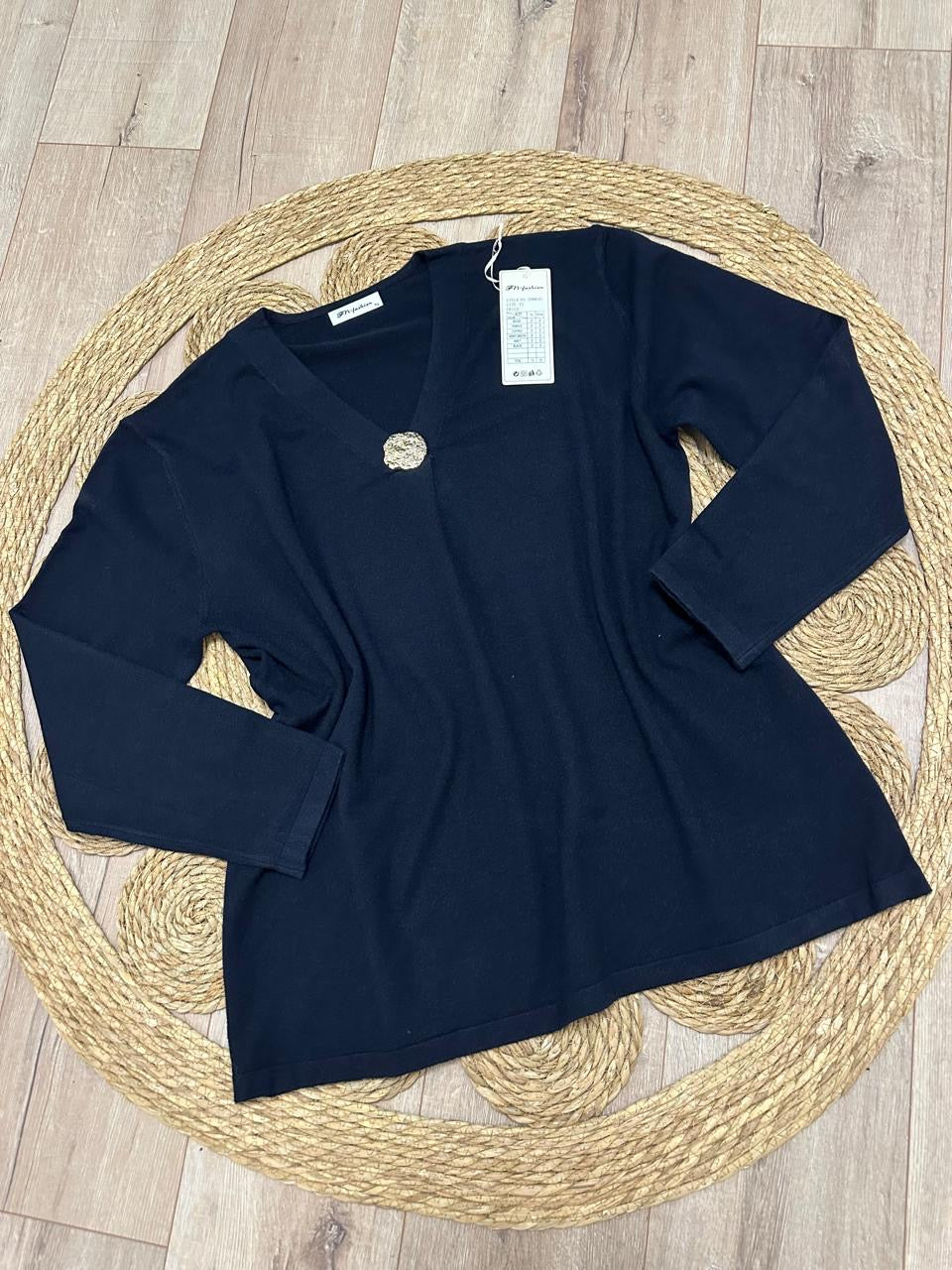Bluz pambuk oversize me kops gold