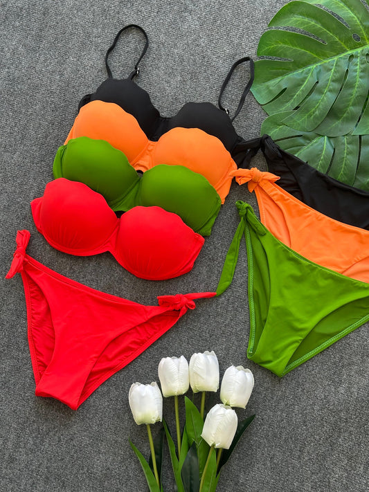 Luna swimwear rroba banje me kup dhe mbathje plote