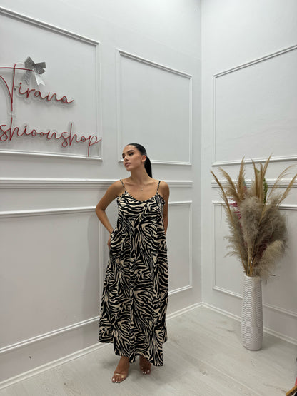 Fustan leopard oversize