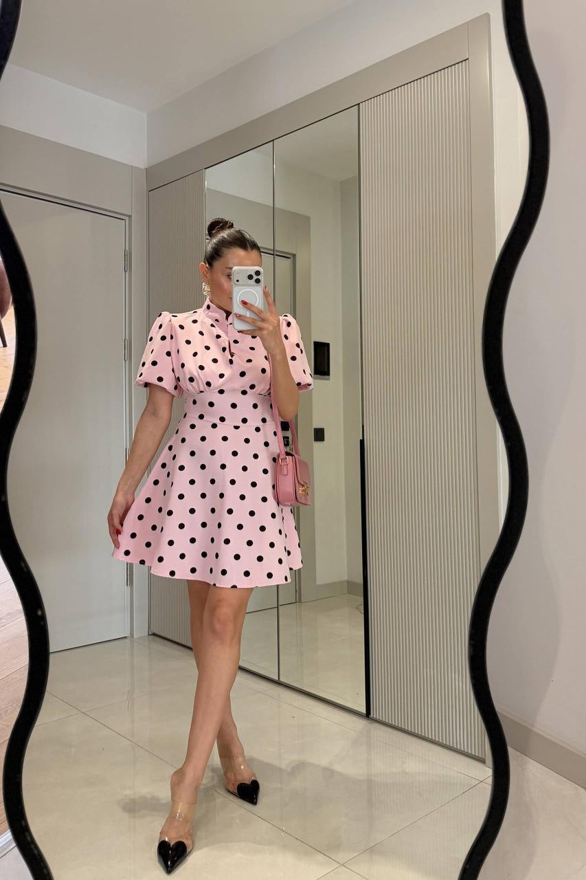 Short polka dress