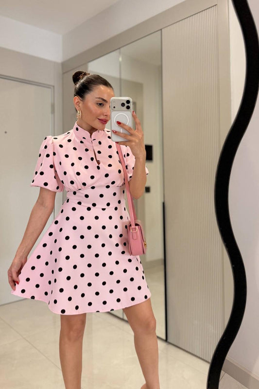 Short polka dress