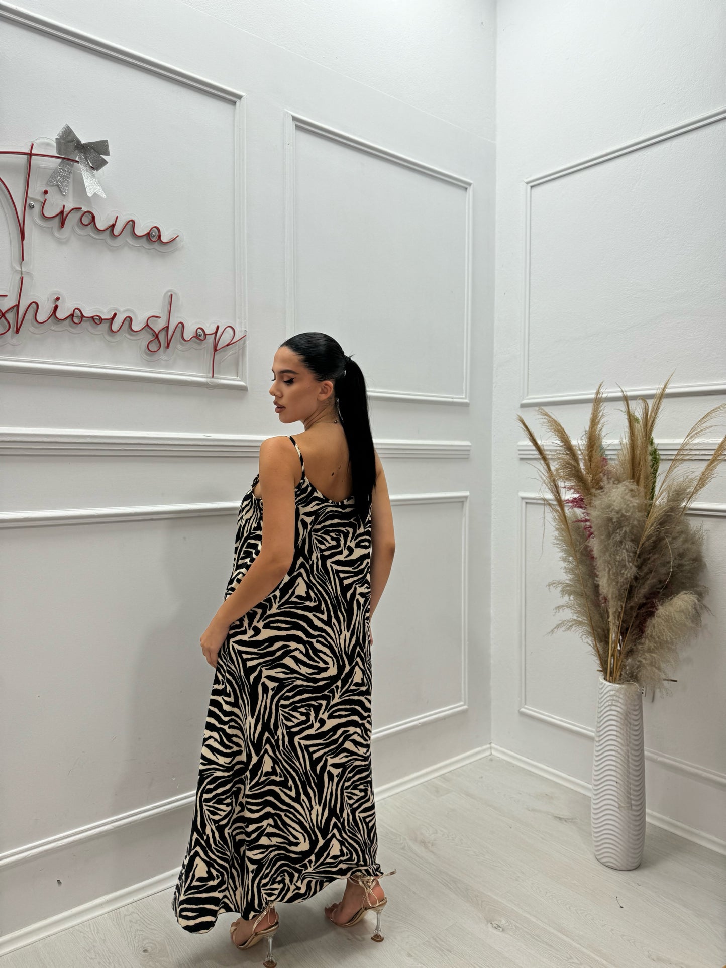 Fustan leopard oversize