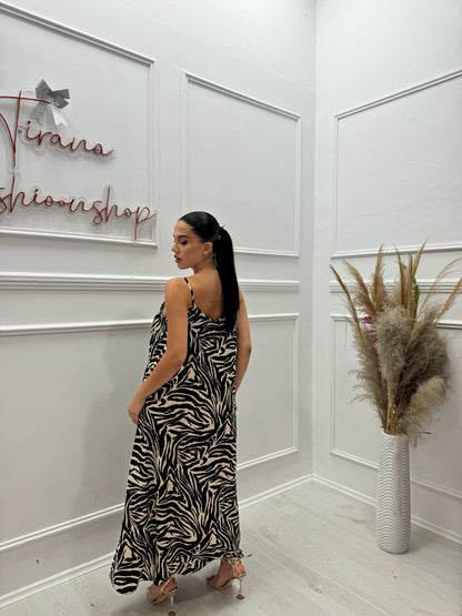 Fustan leopard oversize