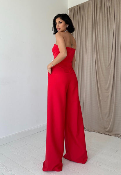 Jumpsuit i kuq