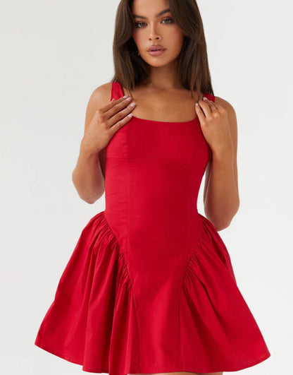 Open back barbie dress