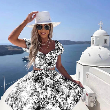 Fustan off shoulder
