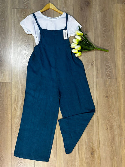 Jumpsuit lino bashke me bluzen
