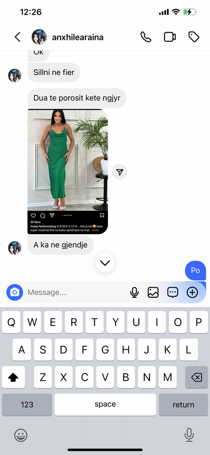 Kostume saten me pika