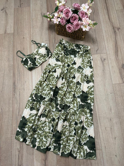 Floral set me kanatjere