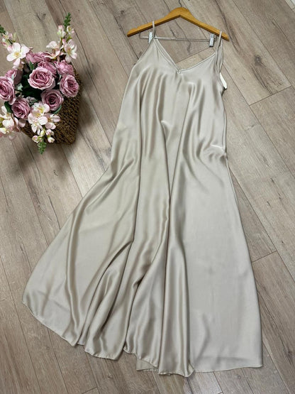 Fustan saten oversize