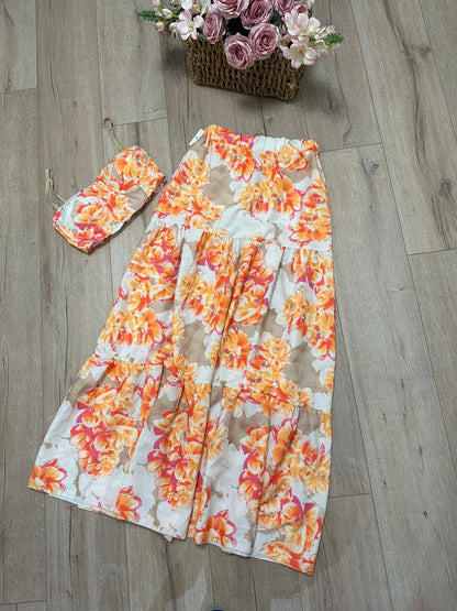 Floral set me kanatjere