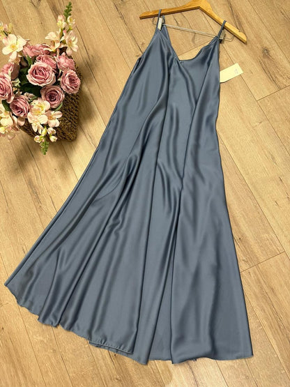 Fustan saten oversize